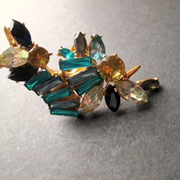 💍🦚 ERICKSON BEAMON ROCKS Cocktail Ring Size 7 - Picture 7 of 15